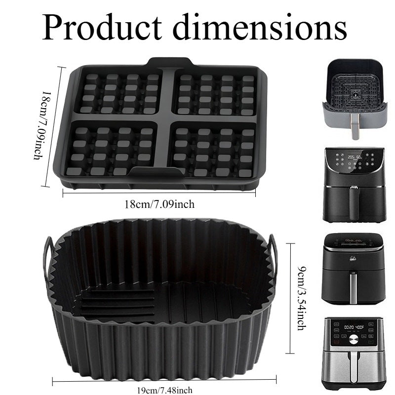 Square Waffle Baking Tray Mat