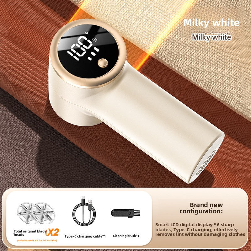 Rechargeable Fabric Hair Remover with Digital Display