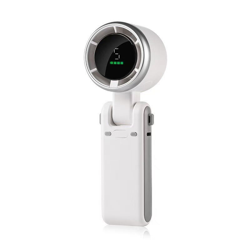 Portable Rechargeable Digital Display Handheld Fan