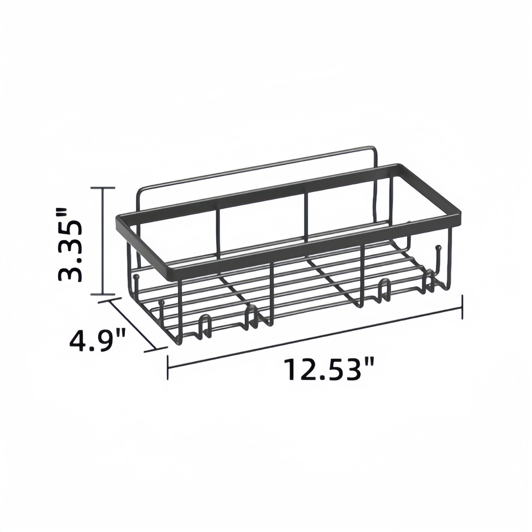 Wall-Mounted Bathroom Organizer