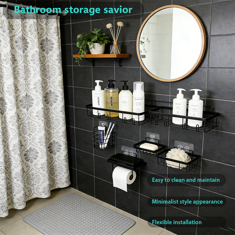 Wall-Mounted Bathroom Organizer