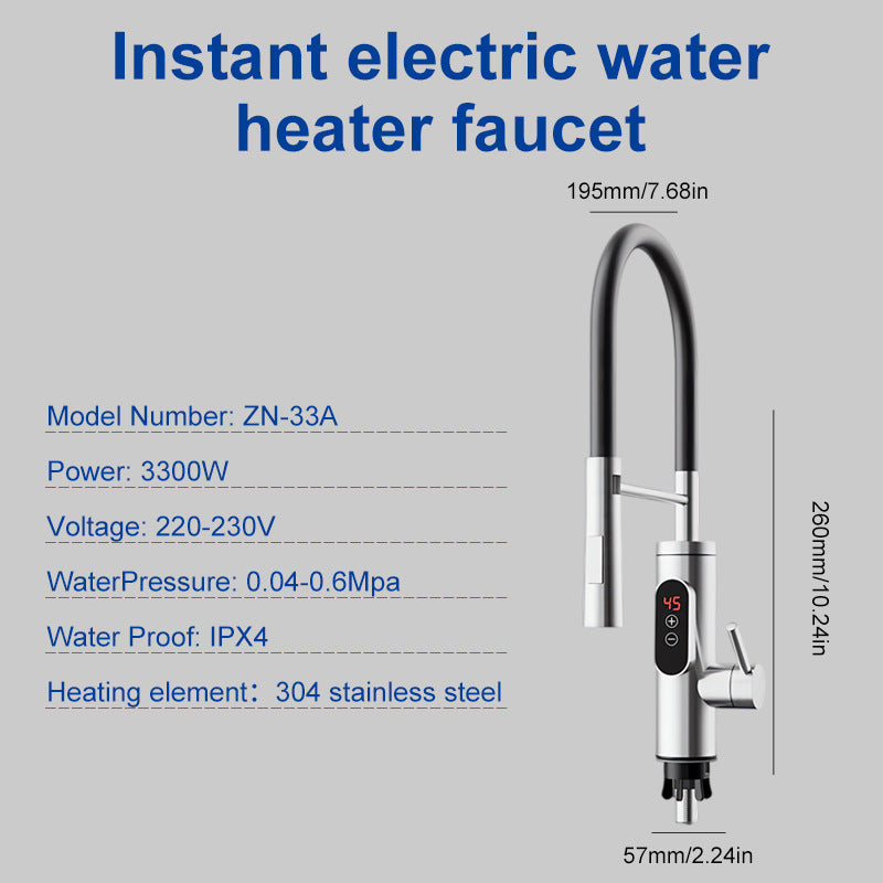Instant Heating Digital Display Water Heater