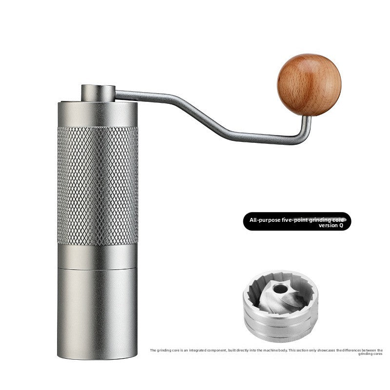 Manual Coffee Grinder Hand Crank Portable Conical Burr Mill