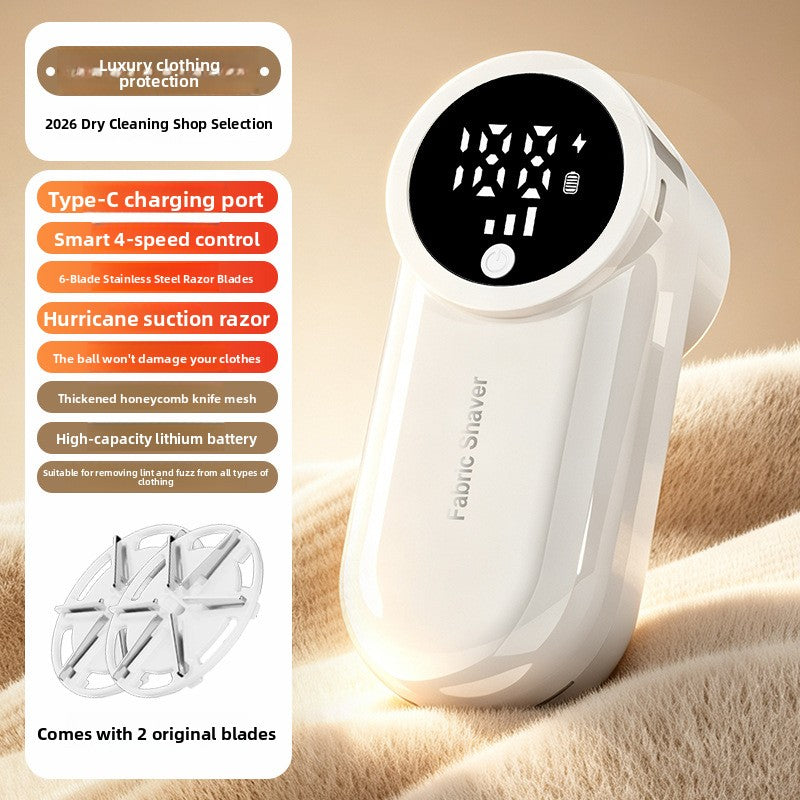 Rechargeable Fabric Hair Remover with Digital Display